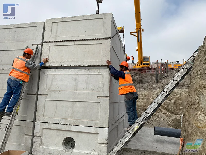 planta de tratamiento prefabricada de concreto en campeche